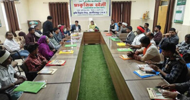 आलीराजपुर में प्राकृतिक खेती पर एक दिवसीय प्रशिक्षण आयोजित  