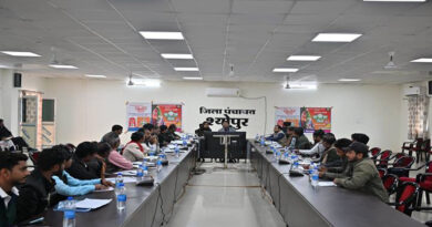 नेचुरल फार्मिंग प्रोजेक्ट का क्रियान्वयन समय सीमा में करें - कलेक्टर श्योपुर