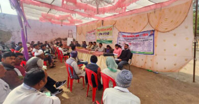 विदिशा: वर्धा पंचायत में किसानों को नरवाई न जलाने की शपथ दिलाई