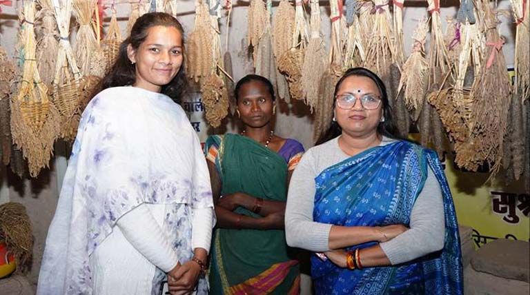 मोटे अनाज की ब्रांड एम्बेसेडर से डिंडोरी कलेक्टर ने किया संवाद