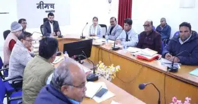 नीमच कलेक्‍टर ने ए.पी.सी.समूह की बैठक में की विभागीय समीक्षा