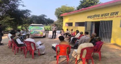 निवाड़ी में क़ृषि रथ के माध्यम से कृषकों को जागरूक किया