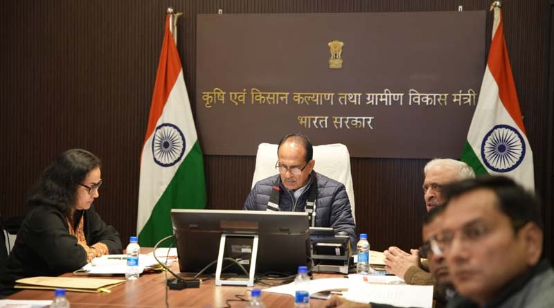केंद्रीय कृषि मंत्री शिवराज सिंह चौहान ने राज्यों के साथ की समीक्षा बैठक, कृषि बजट उपयोग में तेजी के दिए निर्देश