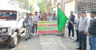 गुना: कृषक प्रशिक्षण हेतु कृषकों का दल किया रवाना