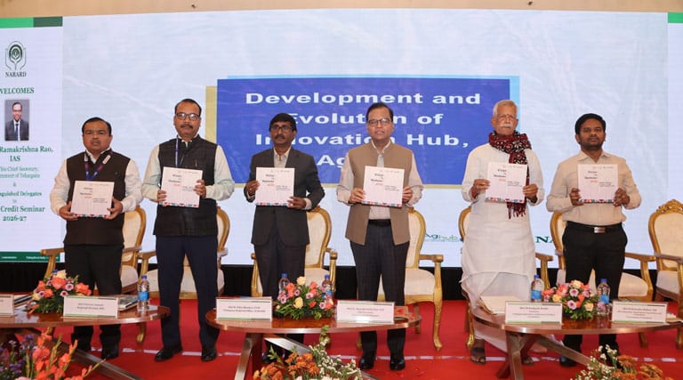 तेलंगाना के लिए 2026–27 में ₹4.43 लाख करोड़ की प्राथमिकता क्षेत्र ऋण क्षमता, 15% की वृद्धि: नाबार्ड