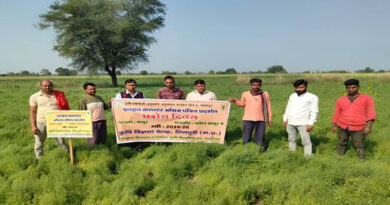 शिवपुरी जिले में कृषक प्रशिक्षण एवं प्रक्षेत्र दिवस आयोजित