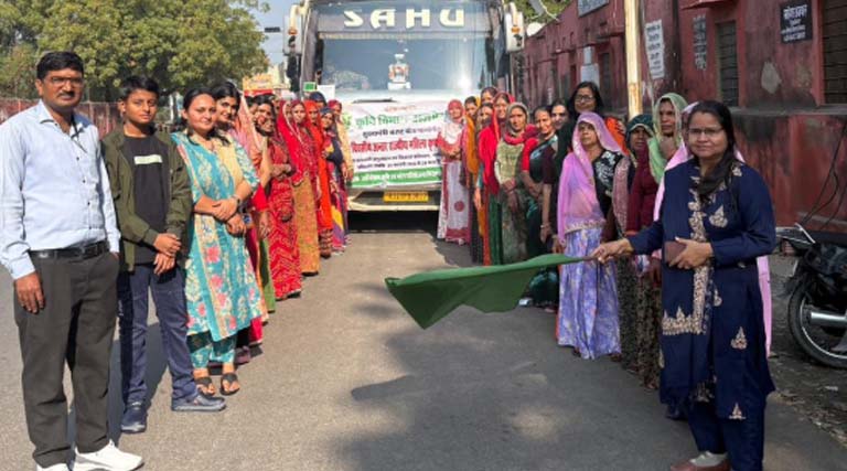 अजमेर की 40 महिला किसान महाराष्ट्र रवाना, सीखेंगी आधुनिक खेती की तकनीक