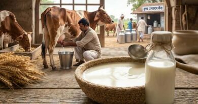 धार: दुग्ध उत्पादन को दुगना करने की 'क्षीर धारा ग्राम योजना' प्रारम्भ