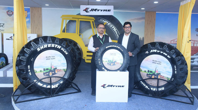 जेके टायर ने ‘श्रेष्ठ प्लस’ ट्रैक्टर टायर लॉन्च किया