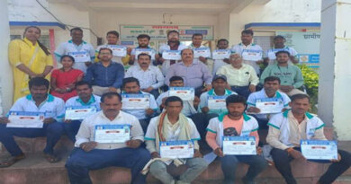 अनूपपुर में नर्सरी प्रबंधन प्रशिक्षण परीक्षा संपन्न