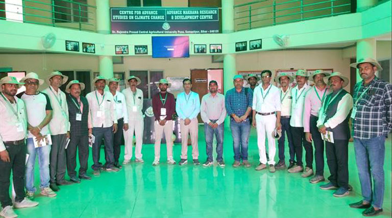 अंतर्राज्यीय शैक्षणिक भ्रमण में डिण्डौरी के दो प्रगतिशील किसान हुए शामिल