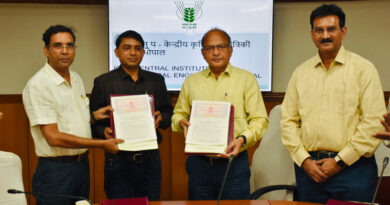 भोपाल से कृषि नवाचार की बड़ी पहल: ICAR–CIAE ने 10 तकनीकों का किया हस्तांतरण