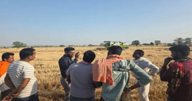 नर्मदापुरम में किसानों द्वारा जलाने के बजाय किया जा रहा नरवाई प्रबंधन