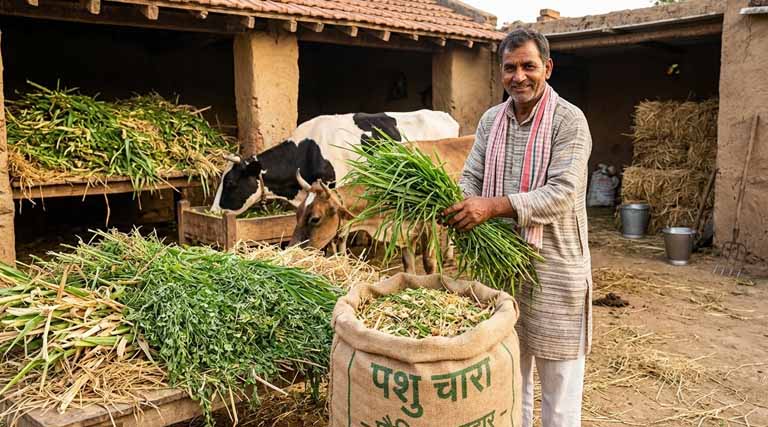 नीमच जिले में पशु चारे का निर्यात करने पर प्रकरण दर्ज