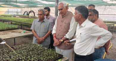 राजस्थान: किसान आयोग के अध्यक्ष सी.आर. चौधरी ने किया सूदरी में प्रगतिशील किसानों के खेतों एवं सीताफल उत्कृष्टता केंद्र का अवलोकन