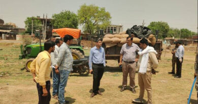 भिंड कलेक्टर ने देखी गेहूं उपार्जन केन्द्रों की व्यवस्थाएं