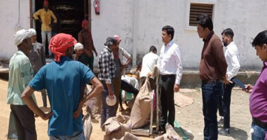 रायसेन कलेक्टर ने गेहूं उपार्जन केन्द्रों का किया आकस्मिक निरीक्षण