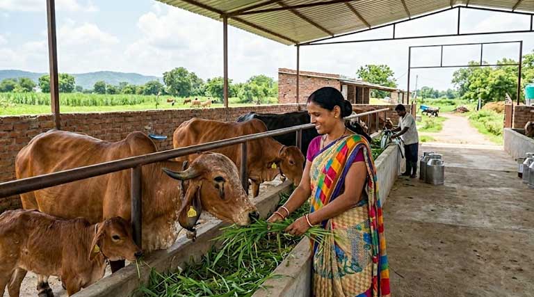 स्कीम के जरिए खुद का शुरू कर सकते है डेयरी फार्म