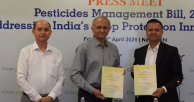 मसौदा कीटनाशक प्रबंधन विधेयक में नवाचार को बढ़ावा देने की आवश्यकता : क्रॉप लाइफ इंडिया