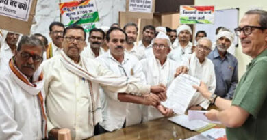 किसान कांग्रेस और भाकिसं ने किसानों के हित में ज्ञापन सौंपा