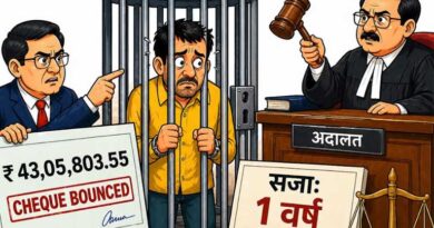 चेक बाउंस मामले में संदेश ट्रेडर्स के प्रोप्राइटर दोषी