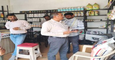 बुरहानपुर: कृषि अधिकारियों ने कृषि आदान दुकानों का किया निरीक्षण