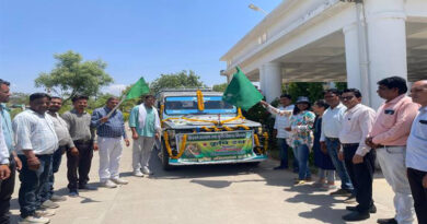आलीराजपुर में हुई कृषि रथ की रवानगी