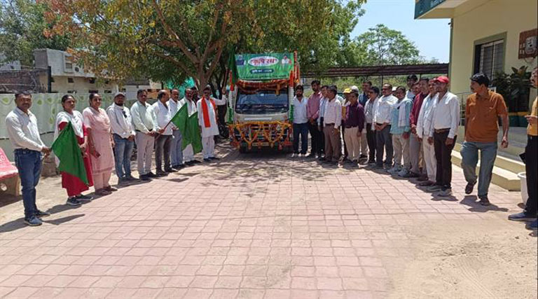 बड़वानी: सांसद श्री पटेल ने कृषि रथ को किया रवाना