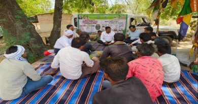 शिवपुरी: कृषि रथ से दी जा रही फसल तकनीकी जानकारी