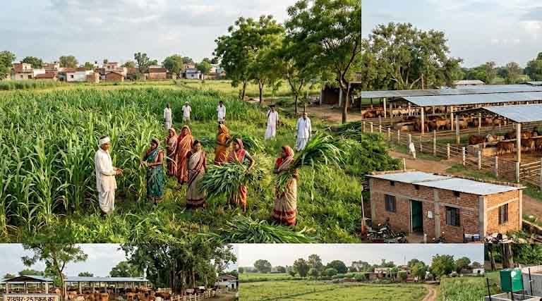 रायपुर: 25 एकड़ का सुरभि गौधाम बना मिसाल, चारा उत्पादन और रोजगार से गांव आत्मनिर्भर  