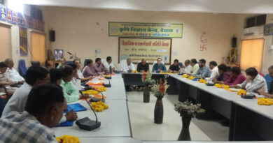 केवीके देवास में वैज्ञानिक सलाहकार समिति बैठक आयोजित