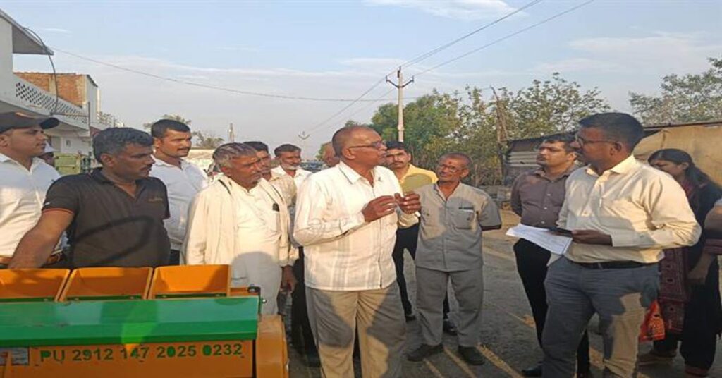 सतना में डीएसआर तकनीक का प्रदर्शन किया