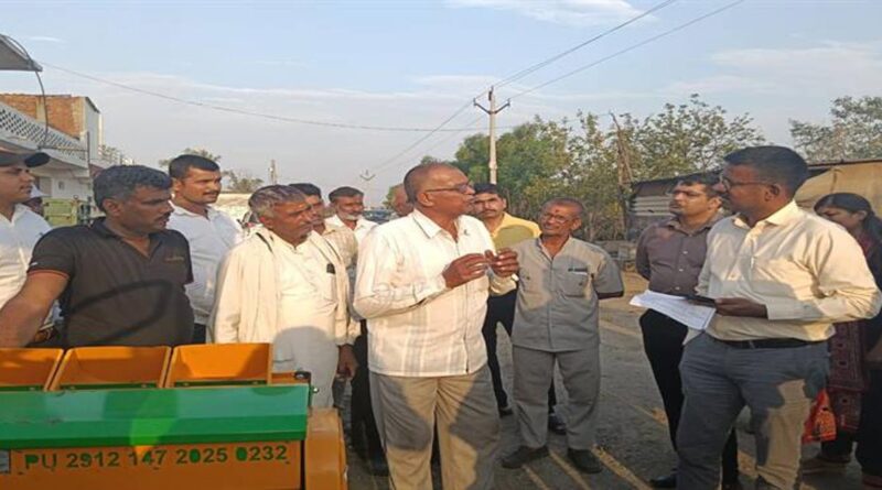 सतना में डीएसआर तकनीक का प्रदर्शन किया