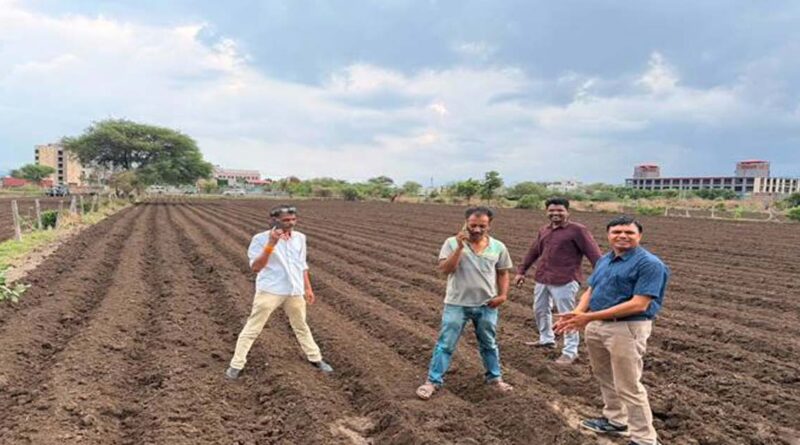 उज्जैन: रेज्ड बेड पद्धति से सोयाबीन बुवाई का कार्य प्रारंभ
