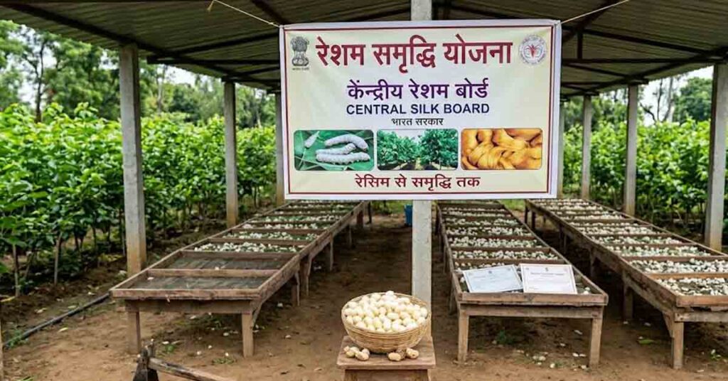 रेशम समृद्धि योजना के तहत किसानों का ऑनलाइन पंजीयन प्रारंभ