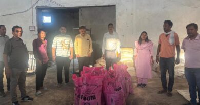 रायपुर: कृषि विभाग की बड़ी कार्रवाई, उड़ीसा प्रिंट वाली 550 किलो उर्वरक जब्त