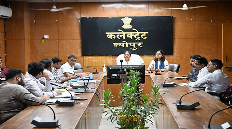 श्योपुर: एक जिला एक उत्पाद के संबंध में बैठक आयोजित