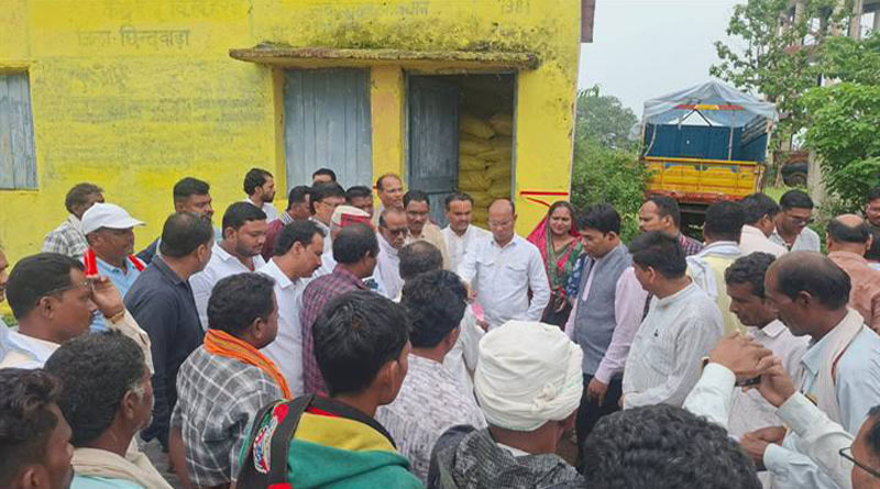 हर्रई में नगद उर्वरक विक्रय केंद्र का हुआ शुभारंभ