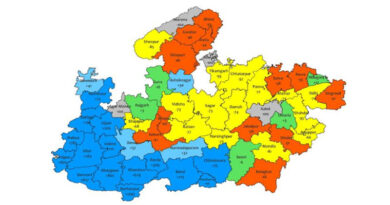 इंदौर संभाग के 6 जिलों एवं रतलाम जिले में कई जगह बारिश की संभावना