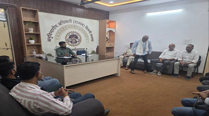 एसडीएम सिवनी मालवा ने किसान संगठनों के साथ की बैठक