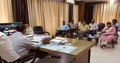 सागर कमिश्नर ने उद्यानिकी, मत्स्य, पशुपालन विभागों की समीक्षा की