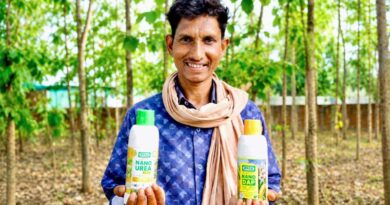 छत्तीसगढ़ के किसान ने अपनाई नई तकनीक, नैनो उर्वरकों से बढ़ी पैदावार और घटी लागत