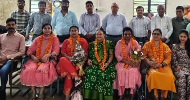  कृषि अधिकारी पदोन्नति उपरांत सम्मानित