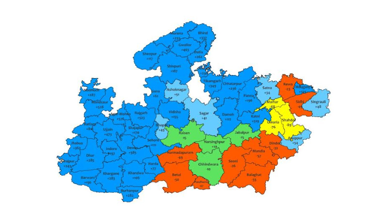 धार जिले में अत्यधिक भारी वर्षा का रेड अलर्ट जारी