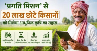 'प्रगति मिशन' से 20 लाख छोटे किसानों को मिलेगा आधुनिक कृषि का सहारा