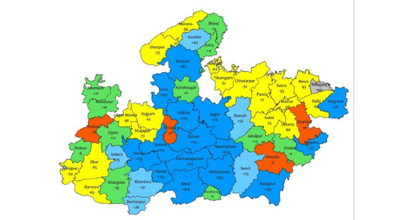 मध्यप्रदेश के पांच जिलों में अति भारी वर्षा का ऑरेंज अलर्ट जारी
