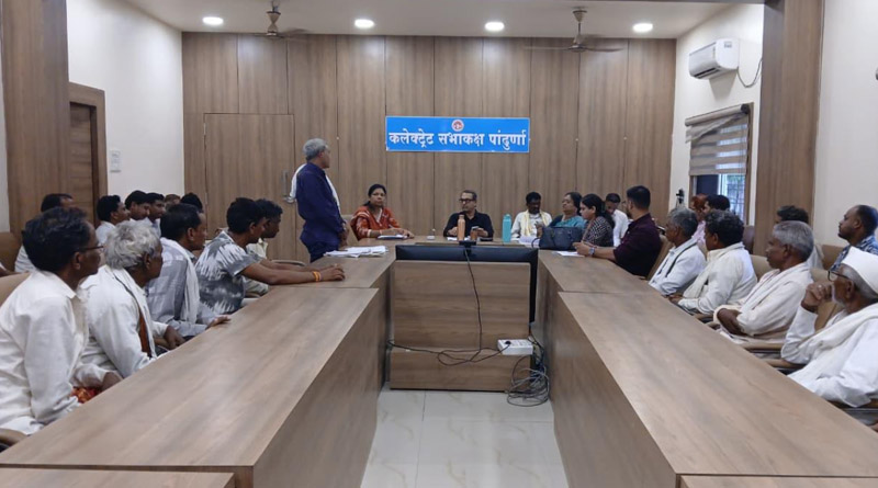 मोहगांव जलाशय प्रभावित किसानों ने कलेक्टर को सौंपा ज्ञापन