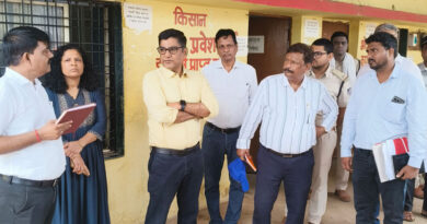 मंडी बोर्ड के आयुक्त-सह-प्रबंध संचालक ने किया बैरसिया कृषि उपज मंडी का आकस्मिक निरीक्षण