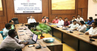 ड्रिप व स्प्रिंकलर सिंचाई पद्धति को प्रोत्साहित करें- कलेक्टर खंडवा