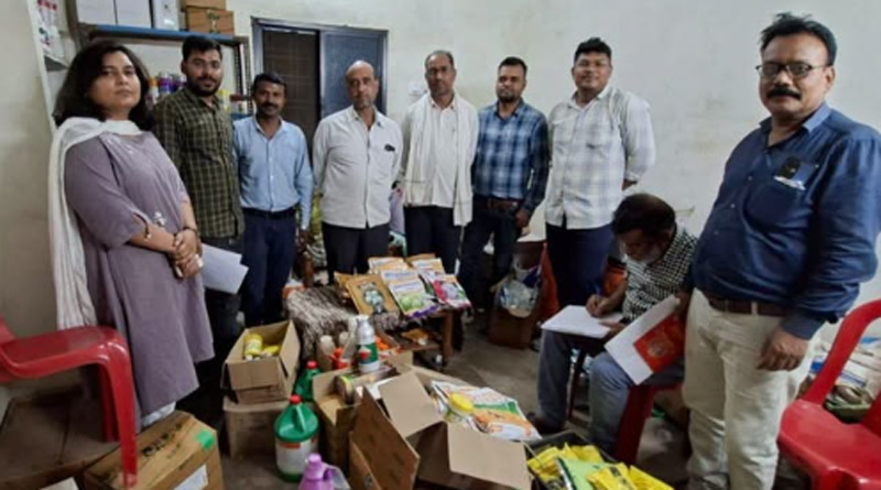 पांढुर्ना जिले में प्रतिबंधित एचटी कॉटन बीज सहित कृषि आदान जब्त,  एफआईआर दर्ज़